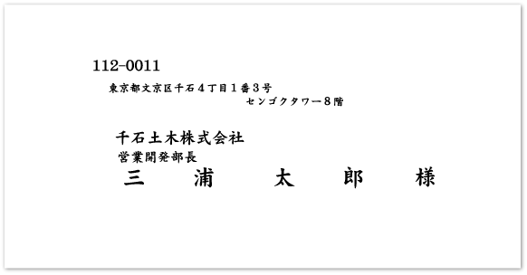 宛名印刷 挨拶状の一心社印刷所