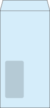 長３窓付きカラー封筒